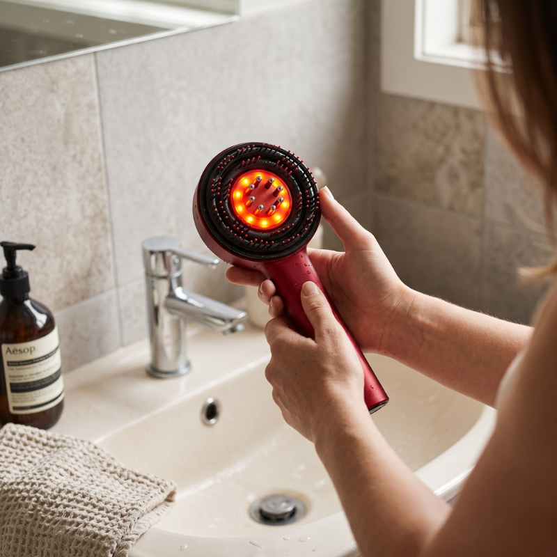 RootWell™ Red Light Scalp Brush Massager